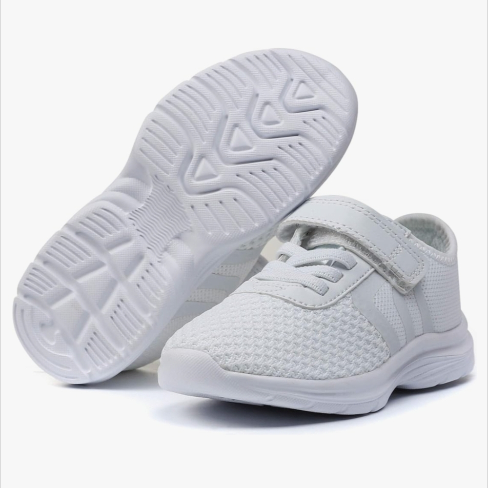 White Sneakers Tennis Shoes Kid 11